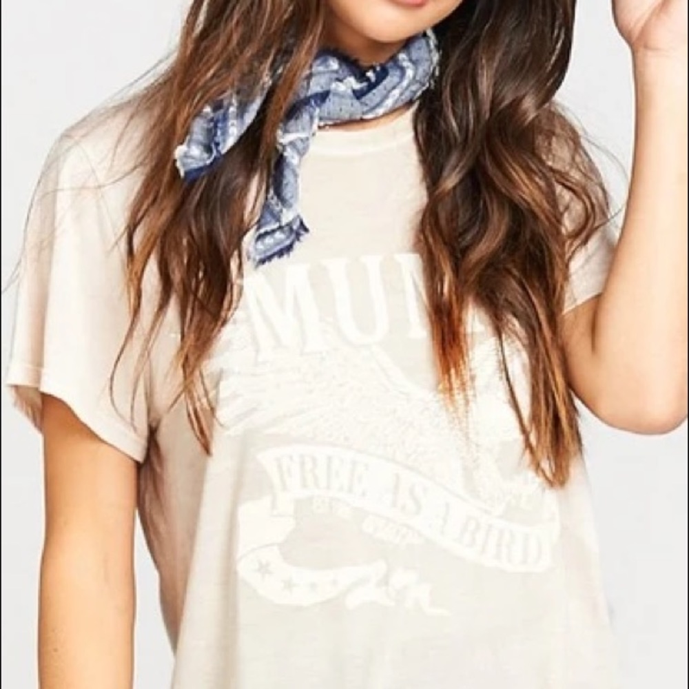 Show Me Your Mumu Free as a Bird Oliver Tee Small